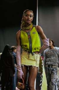 Backstage at Diesel RTW Fall 2022