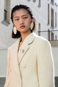 Backstage at Jil Sander RTW Fall 2022