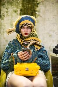 Backstage at Marni RTW Fall 2022