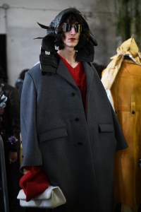 Backstage at Marni RTW Fall 2022