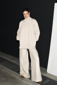 Backstage at Max mara RTW Fall 2022