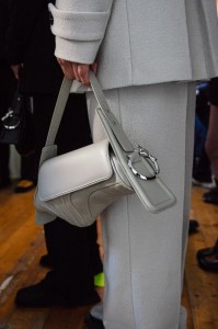 Backstage at Trussardi RTW Fall 2022
