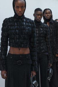 Backstage at Trussardi RTW Fall 2022