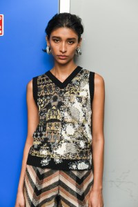 Backstage at Missoni RTW Fall 2022