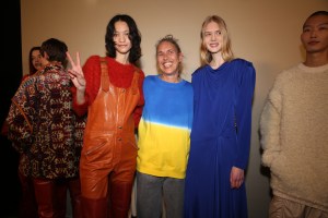 Backstage at Isabel Marant RTW Fall 2022