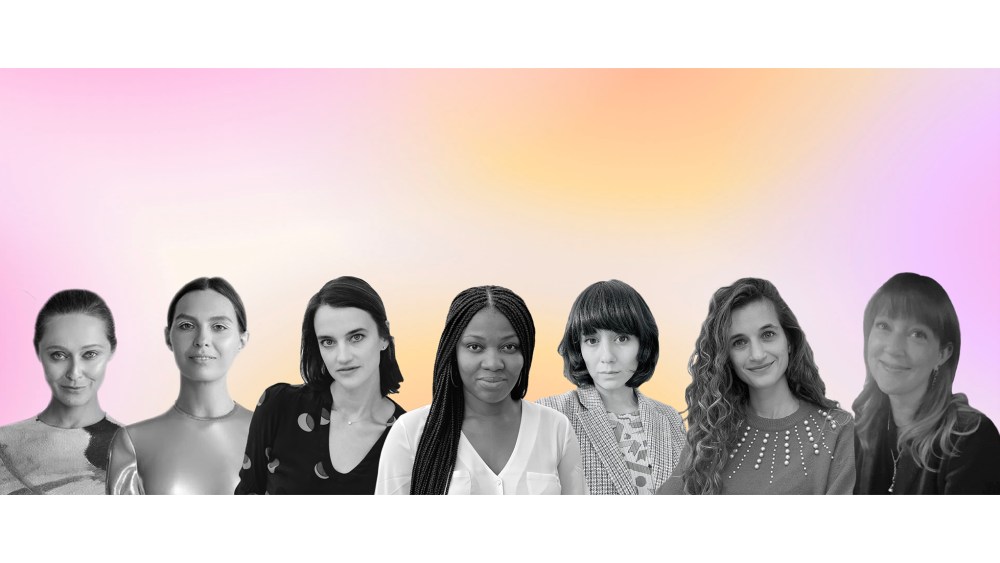 NYFTLab’s incoming cohort (from left): Daria Shapovalova and Natalia Modenova (Dress X); Jess Owen:(Greenlist); Oladoyin Oladapo (Window); Evelyn Mora: (Digital Village); Elysa Kahn (Squadded), and Robin Hunicke (Funomena)