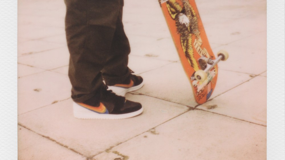 The Polaroid x Nike SB Dunk sneaker.