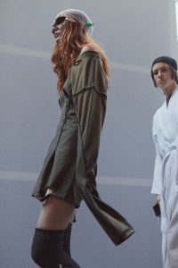 Backstage at Acne Studios RTW Fall 2022