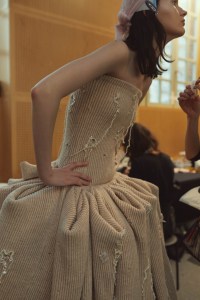 Backstage at Acne Studios RTW Fall 2022