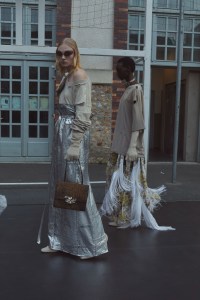 Backstage at Acne Studios RTW Fall 2022