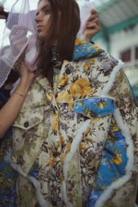 Backstage at Acne Studios RTW Fall 2022