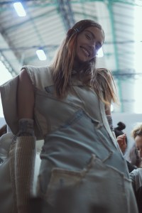 Backstage at Acne Studios RTW Fall 2022