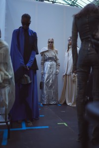 Backstage at Acne Studios RTW Fall 2022