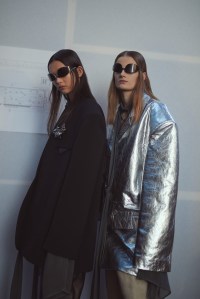 Backstage at Acne Studios RTW Fall 2022