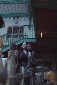 Backstage at Acne Studios RTW Fall 2022