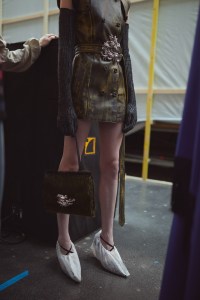 Backstage at Acne Studios RTW Fall 2022