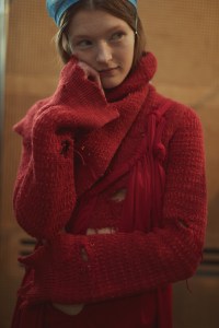 Backstage at Acne Studios RTW Fall 2022
