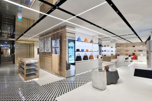 The Burberry flagship on Rue Saint Honoré in Paris