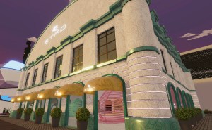 The Etro pop-up shop in Decentraland for Metaverse Fashion Week.