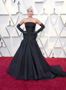 Lady Gaga in Alexander McQueen at the 2019 Oscars 