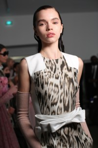 Backstage at Giambattista Valli RTW Fall 2022