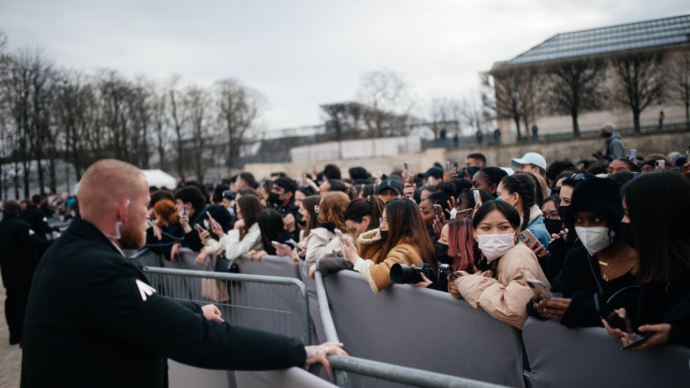 Crowds at Paris Fashion Week