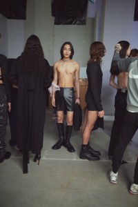 Backstage at Ludovic de Saint Sernin RTW Fall 2022