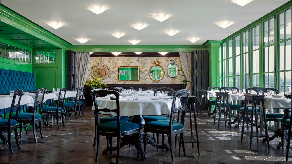 The main dining room at Gucci Osteria Seoul.
