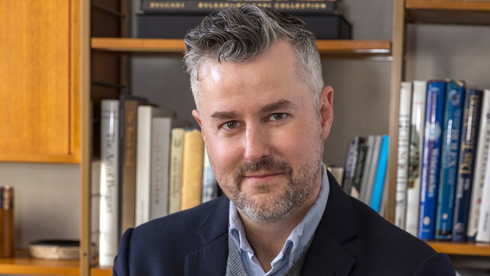 Jeffery Fowler bookcase headshot
