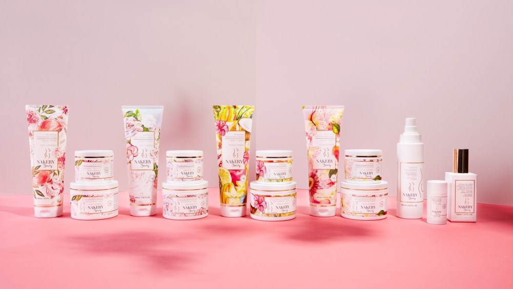 Liz Folce's new body care range, Nakery Beauty.