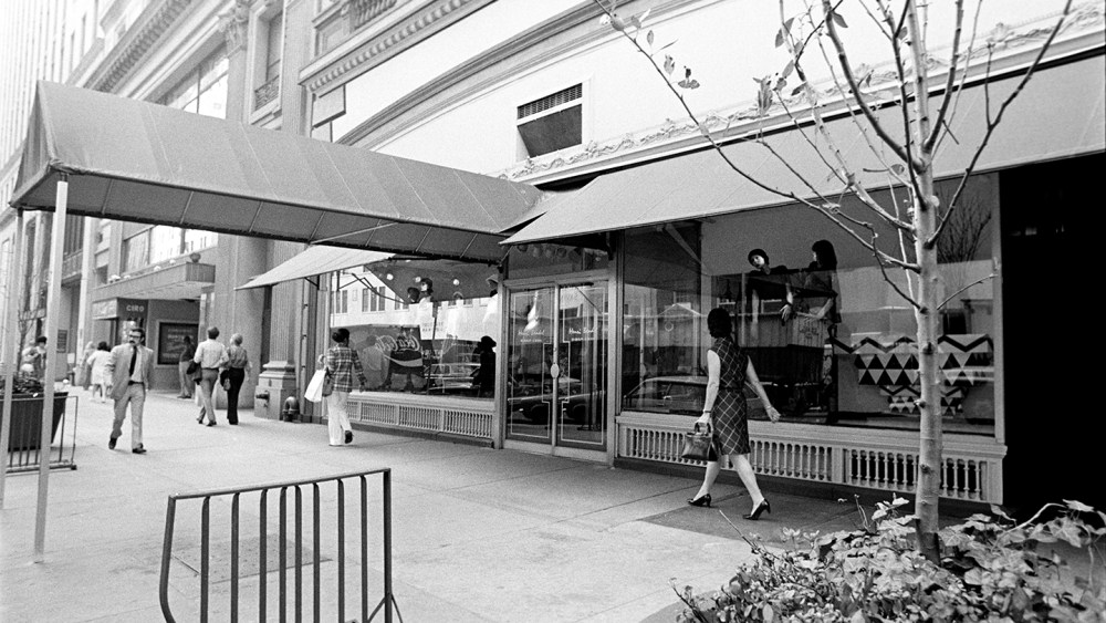 Exterior of the Bendel's department store in New York