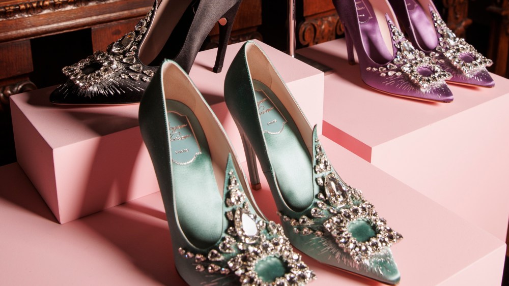 Styles from the Roger Vivier fall 2022 collection.