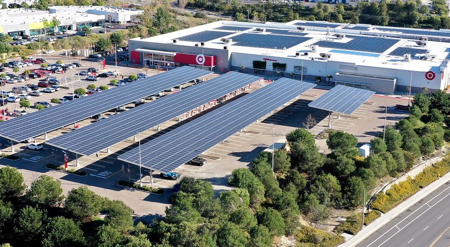 A revamped Target store in Vista, Calif. has been retrofitted to generate more renewable energy than it needs to operate each year.