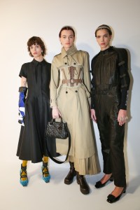 Backstage at Dior RTW Fall 2022
