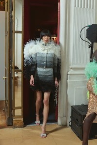 Backstage at Germanier RTW Fall 2022