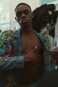 Backstage at Germanier RTW Fall 2022