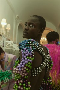 Backstage at Germanier RTW Fall 2022