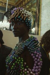 Backstage at Germanier RTW Fall 2022