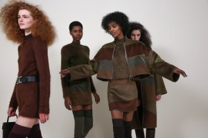 Backstage at Hermes RTW Fall 2022