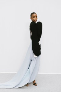 Backstage at Loewe RTW Fall 2022
