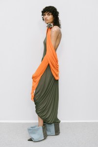 Backstage at Loewe RTW Fall 2022