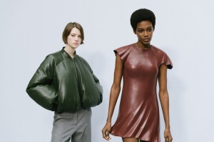 Backstage at Loewe RTW Fall 2022