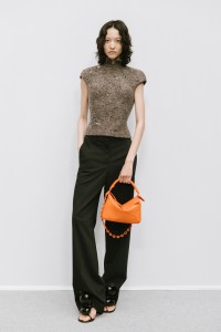 Backstage at Loewe RTW Fall 2022