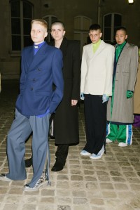 Backstage at Vtmnts RTW Fall 2022