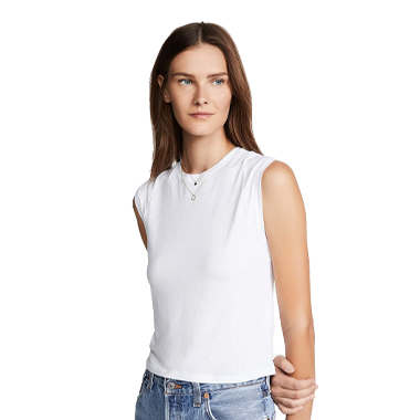 Frame Women’s Le High Rise Muscle Tee