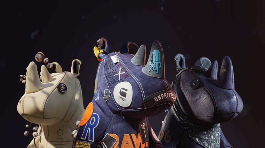 G-Star Raw’s mascot, G-NO the rhino, is getting a digital upgrade as a collectable NFT avatar.