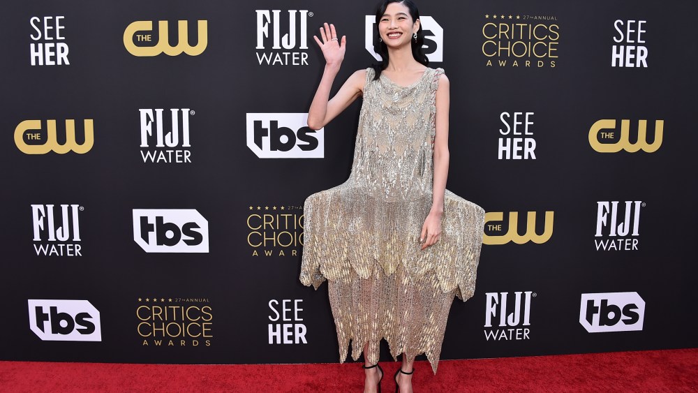 HoYeon Jung at 2022 Critics' Choice Awards