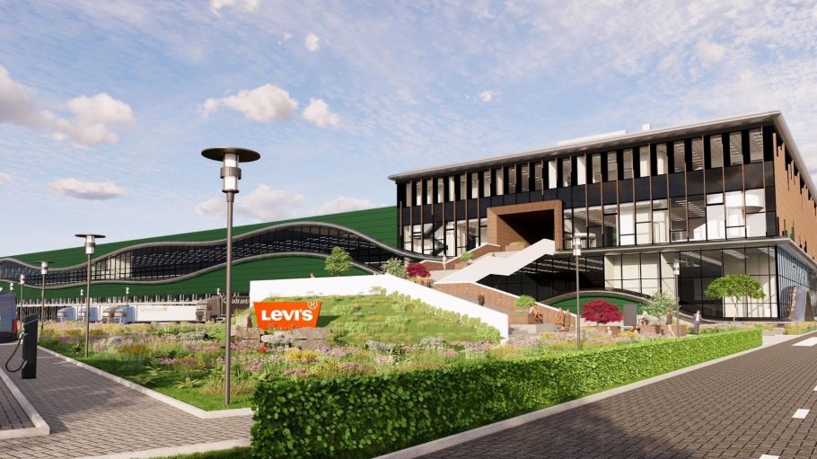 Levi Strauss & Co. broke ground on a new distribution center in Germany that has both LEED and WELL Health-Safety certifications.