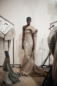 Backstage at Rick Owens RTW Fall 2022