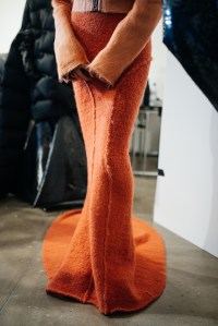 Backstage at Rick Owens RTW Fall 2022